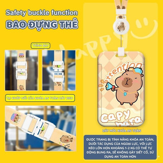 Dây Đeo Thẻ & Bao Đựng Thẻ Cute – Mẫu Hoạt Hình Dành Cho Học Sinh Sinh Viên, Dễ Mang Theo Và Sử Dụng