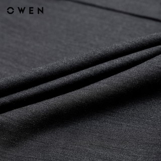 Owen - Áo sơ mi ngắn tay Body Fit AB258042NT màu Đen chất liệu Poly Rayon