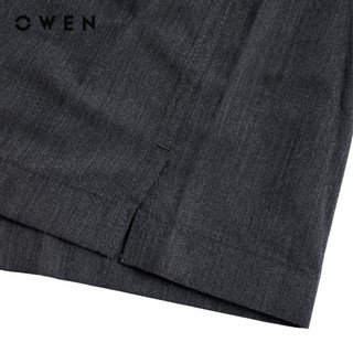 Owen - Áo sơ mi ngắn tay Body Fit AB258042NT màu Đen chất liệu Poly Rayon