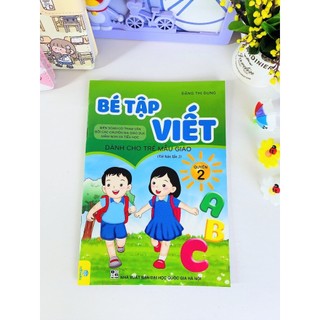 Sách - Bộ 3 cuốn Bé Tập Viết và Học Toán (Dành Cho Trẻ Mẫu Giáo) - Đặng Thị Dung - Ndbooks