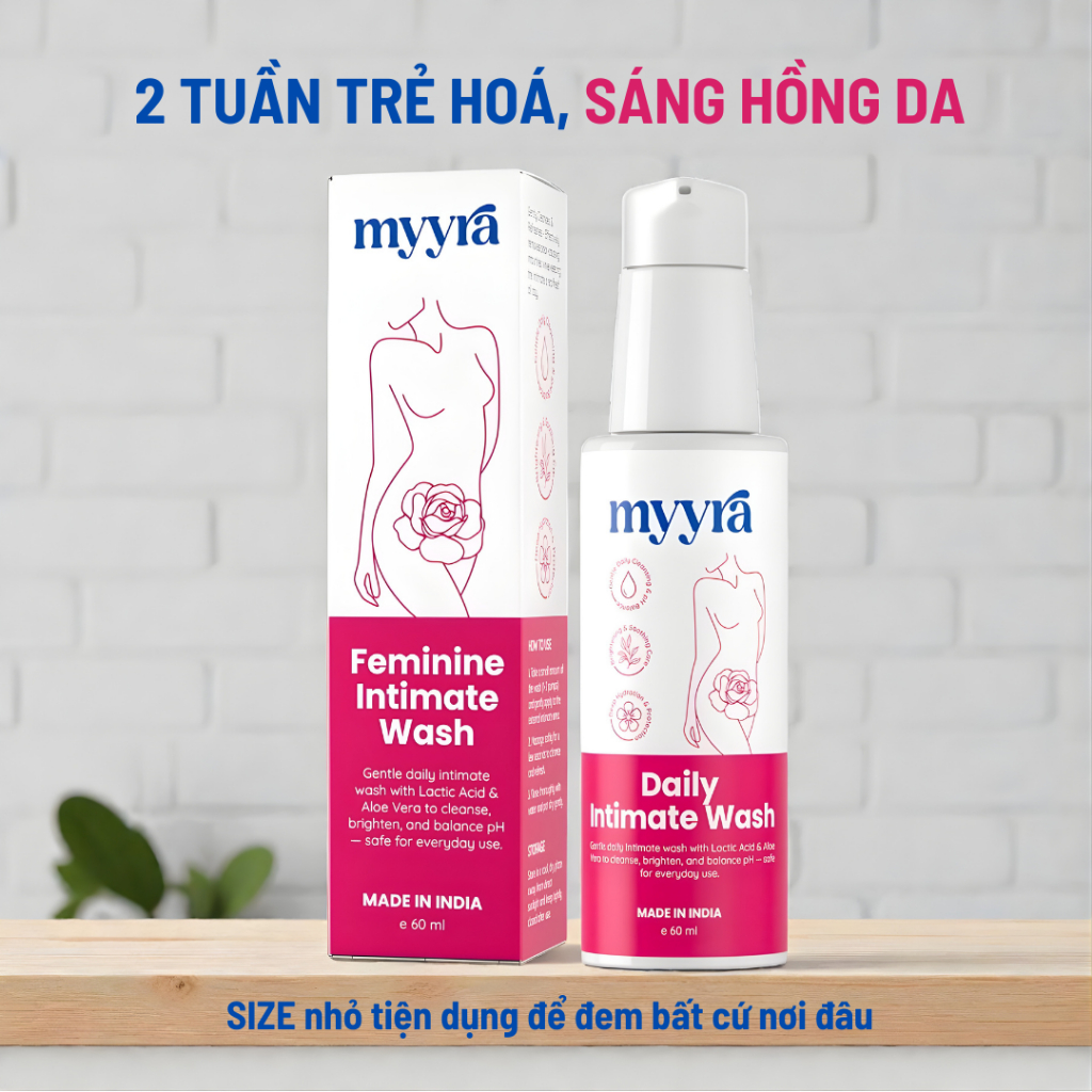 [SÁNG DA MỜ THÂM] Dung Dịch Vệ Sinh Phụ Nữ Giúp Trắng Da, Mờ Thâm, Làm Sạch, Cân Bằng Độ PH, Dưỡng Ẩm