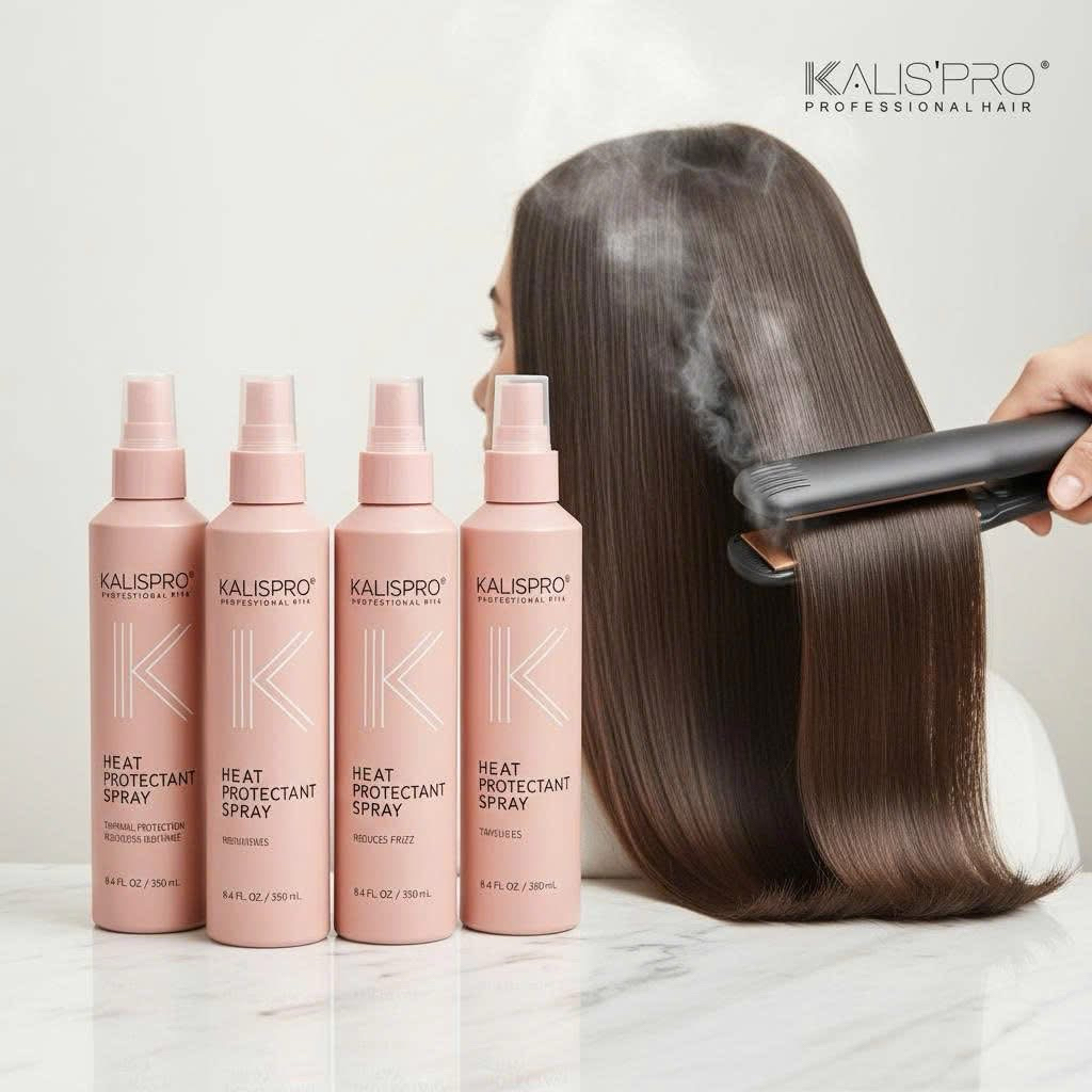 Xịt Dưỡng Tóc Tinh Dầu Hương Nước Hoa KALISPRO, xịt kalispro giúp tóc bóng mềm mượt, không bị rối tóc