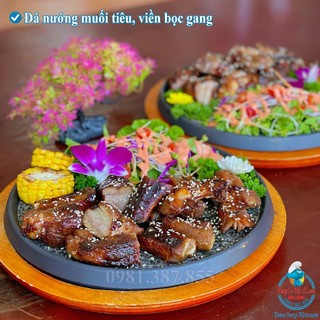 đá nướng thịt khay đá nướng bò bít tết khay đá giữ nhiệt