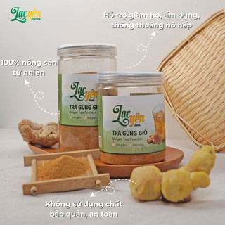 Trà Gừng Gió Sấy Lạnh Thủ Công Ít Ngọt Lạc Yên Foods, Làm Từ Gừng Gió Tự Nhiên Cay Nồng