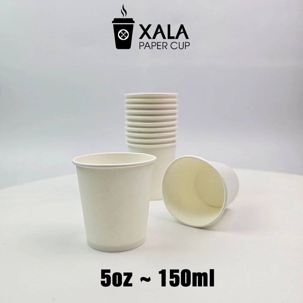 Thùng 2000 chiếc ly giấy 7oz - 205ml, Cốc giấy dùng 1 lần dùng trong bữa tiệc liên hoan, đám cưới