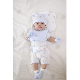 M&B (0-12M) Bộ quần áo cộc tay chất cotton cao cấp mềm mịn, thoáng mát thấm hút mồ hôi tốt BST SS25