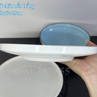 Đĩa Sứ Chấn Nến, Đĩa Sứ Xanh - Trắng