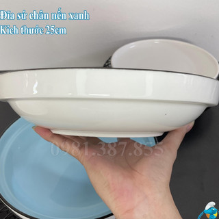 Đĩa Sứ Chấn Nến, Đĩa Sứ Xanh - Trắng