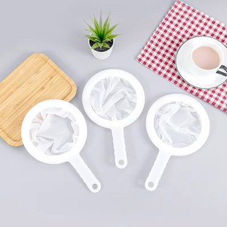 ( RAY LỌC MÀU TRẮNG ) ray lọc siêu mịn có tay cầm. ray lọc thực phẩm, cafe, dụng cụ lọc (hàng tốt)