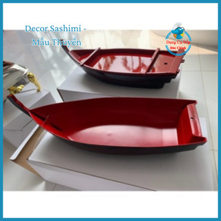 Thuyền SUSHI - SASHIMI , CÁ HỒI , trang trí sushi, sashimi giá  rẻ