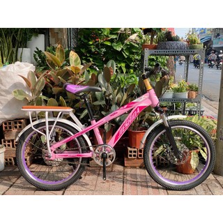 Xe Đạp Trẻ Em JIESHIDA 20in - M2138/2148 Khung Thép Sơn Tĩnh Điện - Phuộc Nhún Phanh Đĩa Cơ