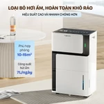 Máy hút ẩm lọc không khí 7 Lít FUJIHOME DH07 sấy quần áo cài độ ẩm tiết kiệm điện bằng máy nén 7L — ảnh 5