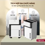 Máy hút ẩm lọc không khí 7 Lít FUJIHOME DH07 sấy quần áo cài độ ẩm tiết kiệm điện bằng máy nén 7L — ảnh 6