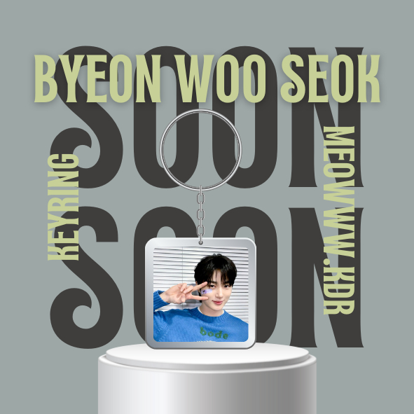 Móc khoá / Keyring diễn viên Byeon Woo Seok siêu cấp đẹp trai, ga lăng, tinh tế phim Lovely Runner, Cõng anh mà chạy
