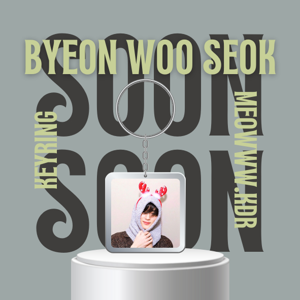 Móc khoá / Keyring diễn viên Byeon Woo Seok siêu cấp đẹp trai, ga lăng, tinh tế phim Lovely Runner, Cõng anh mà chạy
