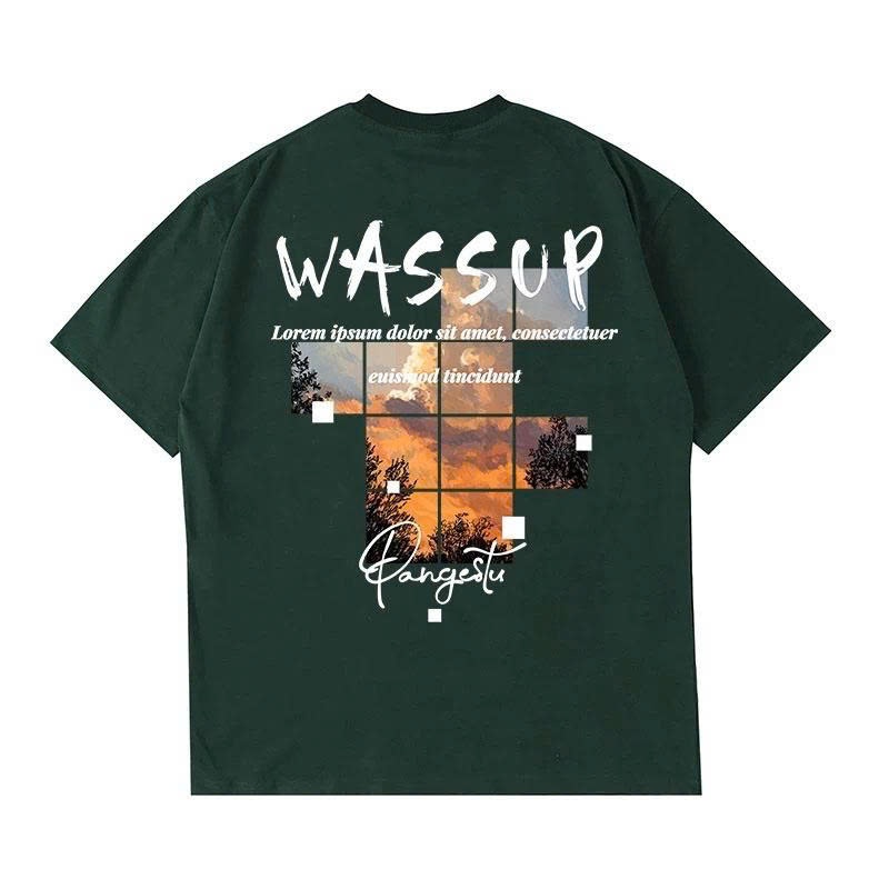 Áo thun Stee Cổ tròn WASSUP Localbrand ICVCVNI Unisex