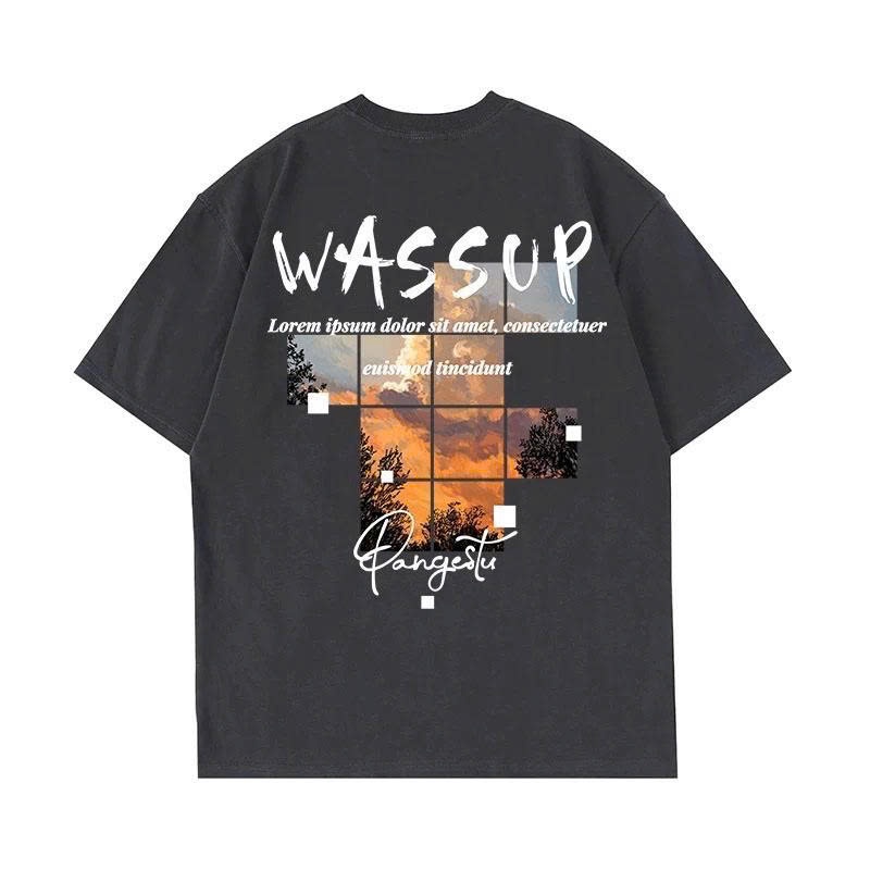 Áo thun Stee Cổ tròn WASSUP Localbrand ICVCVNI Unisex
