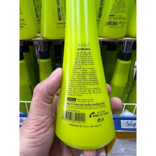 Sữa Xịt dưỡng tóc KERATIN MOISTURE LOTION KARANZ collagen giữ ẩm phục hồi khô xơ rối hư tổn 250ml