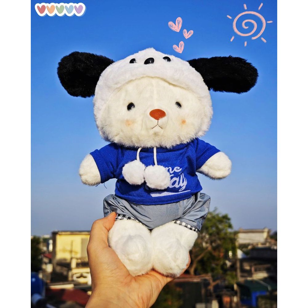 Gấu Bông Lena Bear Mặc Quần Áo Cosplay Thỏ Stitch Cún Cừu Đáng Yêu Làm Quà Tặng Cho Trẻ Em, Bạn Gái Ngày Sinh Nhật