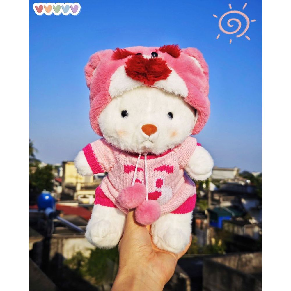 Gấu Bông Lena Bear Phối Đồ CosPlay Nhân Vật Stitch Thỏ Lotso Cún Cừu Đáng Yêu Quà Tặng Cho Bạn Gái,Trẻ Em Ngày Sinh Nhật