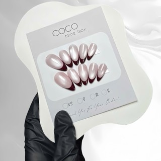 (Hỏa Tốc) Nail Box thiết kế G027 mắt mèo ánh trăng French móng nhà Gemychip