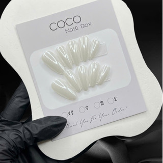 (Hỏa Tốc) Nail Box thiết kế G005 màu sữa tráng gương ánh kim nhà Gemychip