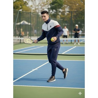 SET đồ nỉ Nam thể thao CAO CẤP – Áo Khoác Zip,Quần Jogger,chất vải Umi Co Giãn,Mặc Tập Gym – Chạy Bộ