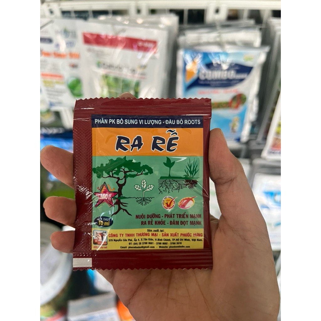 Ra rễ hiệu Đầu bò bổ sung vi lượng gói 10ml