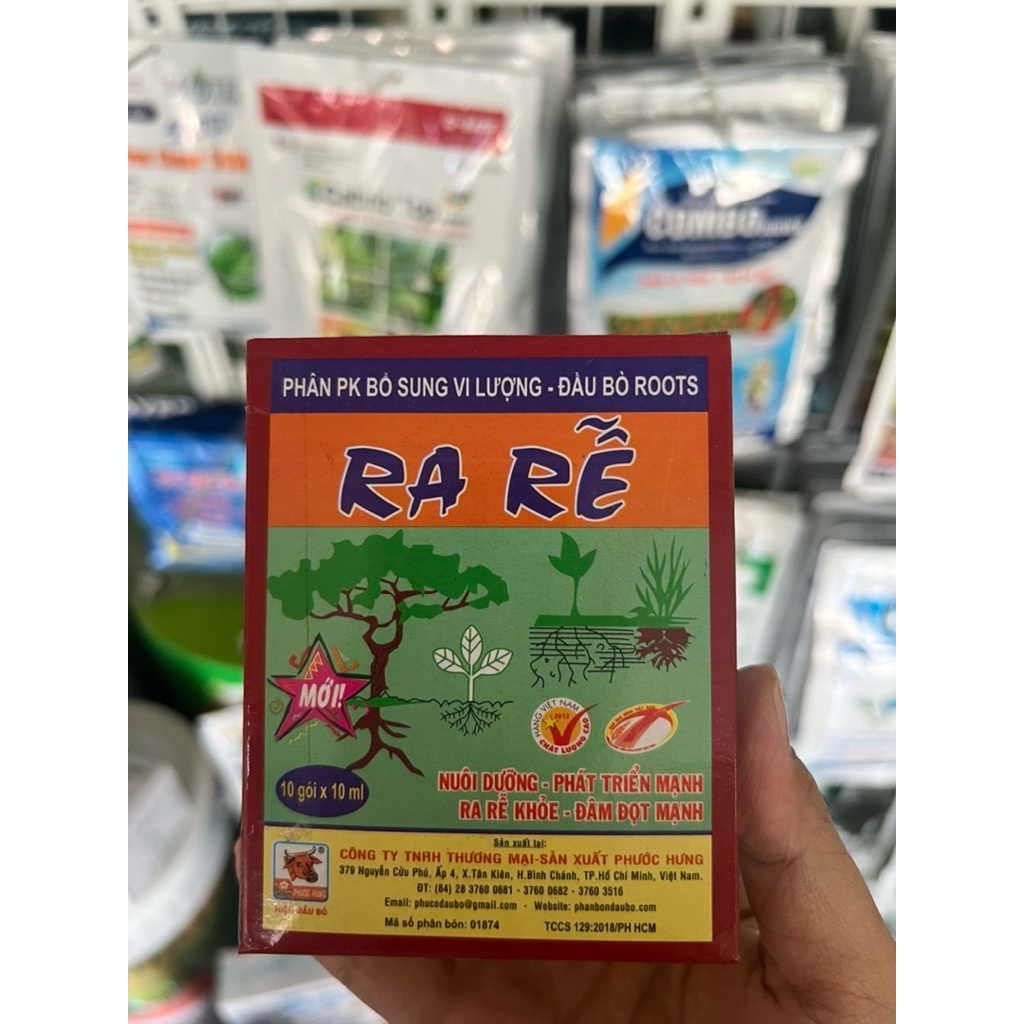 Ra rễ hiệu Đầu bò bổ sung vi lượng gói 10ml