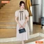 Đầm thiết kế BEMINE cổ sơ mi đính nơ dáng chữ A phù hợp đi làm, đi chơi-B177