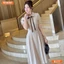 Đầm thiết kế BEMINE cổ sơ mi đính nơ dáng chữ A phù hợp đi làm, đi chơi-B177