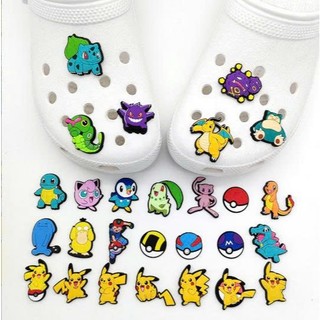 Set 12 Sticker/ Charm gắn dép POKEMON 2- siêu đáng yêu