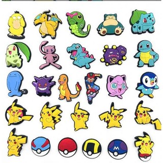 Set 12 Sticker/ Charm gắn dép POKEMON 2- siêu đáng yêu