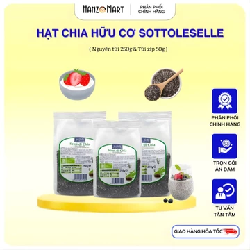 Hạt chia hữu cơ Green nature Organic / Hạt chia hữu cơ Markal / Sotto / Amavie 250g