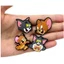 Set 12 Sticker/ Charm gắn dép Tom và Jerry