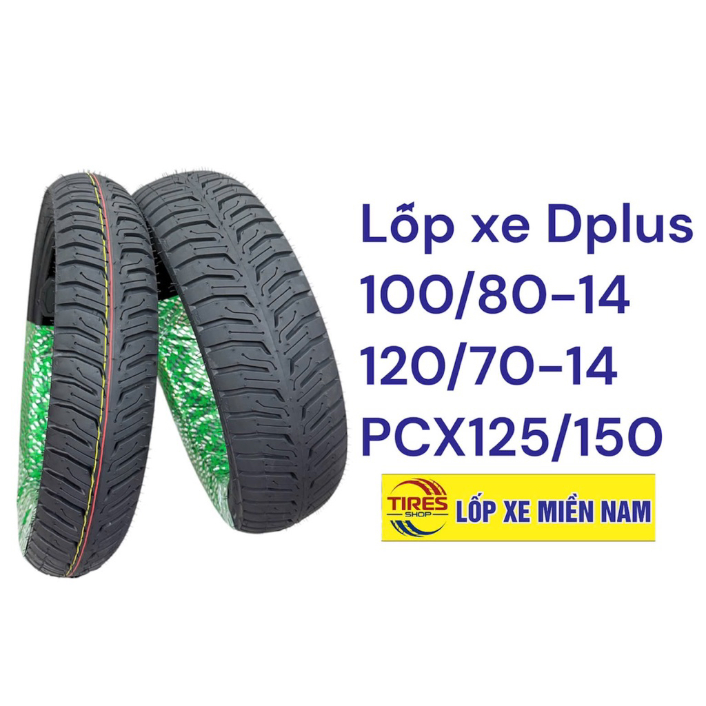 Vỏ Lốp Xe PCX - Vỏ Lốp Đúc Không Ruột DPLUS Chính Hãng | Shopee Việt Nam
