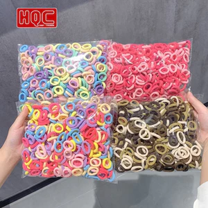 SALL 40% SET dây chun phiên bản Hàn Quốc nhiều màu không đường may thiết kế đơn giản độ đàn hồi cao không làm đau tóc.