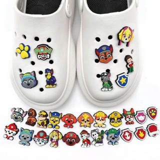 Set 12 Sticker/ Charm gắn dép chó cứu hộ vui vẻ