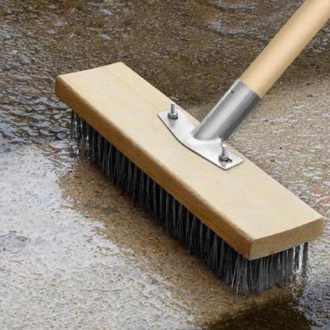 Chổi Sắt Cọ Rong Rêu 30CM DASEP Chổi Sắt Đa Năng Đánh Bay Mọi Vết Bẩn Cứng Đầu, Chổi Sắt Chà Sàn Không Kèm Cán