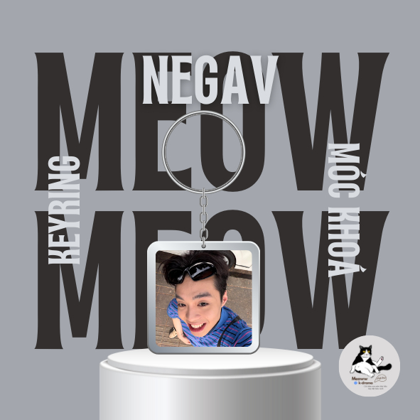 Móc khoá nhựa/Keyring ca sĩ Negav (Đọc mô tả để biết thêm thông tin)