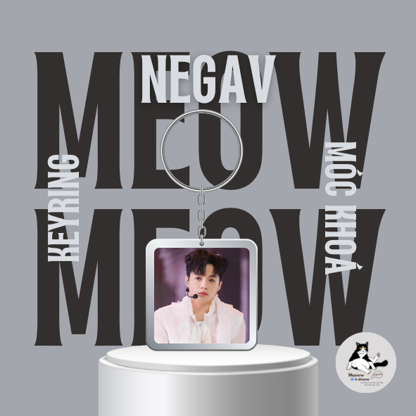 Móc khoá nhựa/Keyring ca sĩ Negav (Đọc mô tả để biết thêm thông tin)