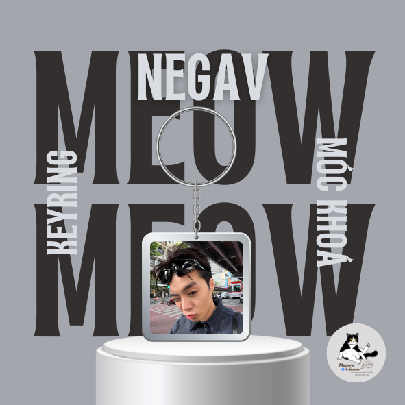Móc khoá nhựa/Keyring ca sĩ Negav (Đọc mô tả để biết thêm thông tin)