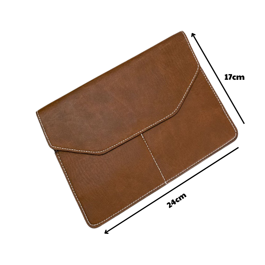 (17cm x 24cm) Ví Da Đựng Giấy Tờ Xe Ô Tô Kích Thước Lớn 17cm x 24cm - SBH-VD02TH (Hỗ Trợ Dập Logo Hãng)