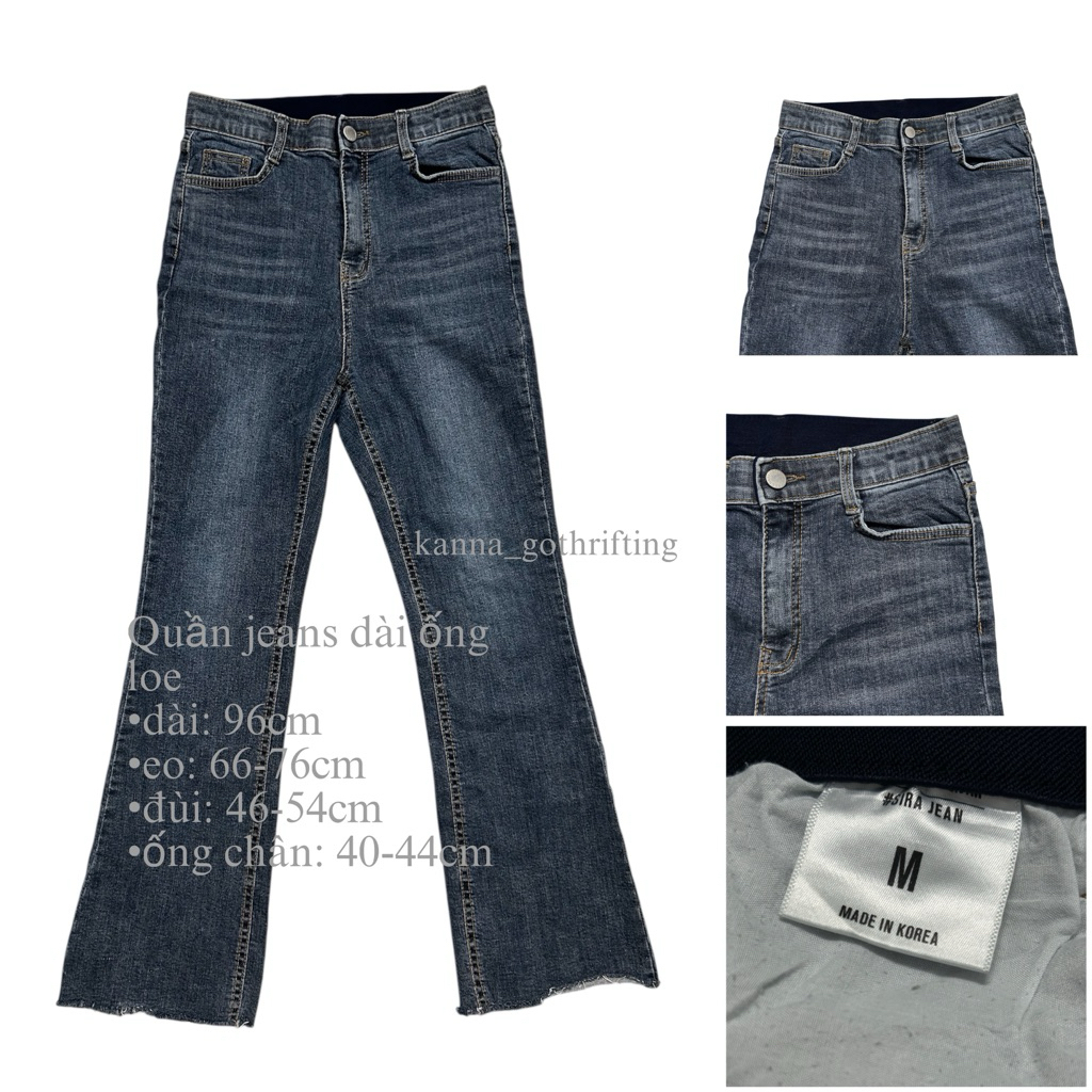 Quần jeans lửng, ống loe 2hand secondhand | Shopee Việt Nam