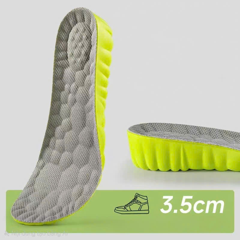 Lót Giày Tăng Chiều Cao FASASTORE – Êm Chân, Thoáng Khí, Cao 1.5–3.5cm, Đi Ẩn Tự Nhiên