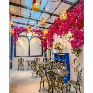 Hoa Giấy Giả Cành 1m Trang Trí Tường, Cổng, Ban Công, Decor Tiệc Cưới - Hoa Lụa Hạnh Hoan