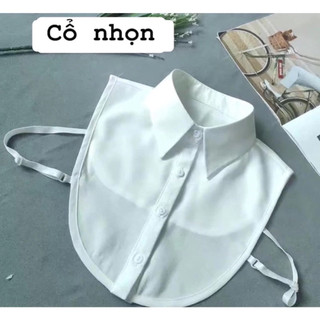 Combo 2 Chiếc Cổ Áo Giả Sơ Mi,Cổ Nhọn,Cổ Sen Thu Đông Phối Đồ Cực Hot,Học Sinh Áo Phông Phối Áo Có Cổ Đi Học .