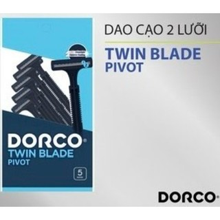 SET 5 DAO CẠO RÂU/BODY/BIKINI TAM GIA ĐA NĂNG 2 LƯỠI INOX SIÊU SẮC BÉN TIỆN LỢI DỄ MANG ĐI