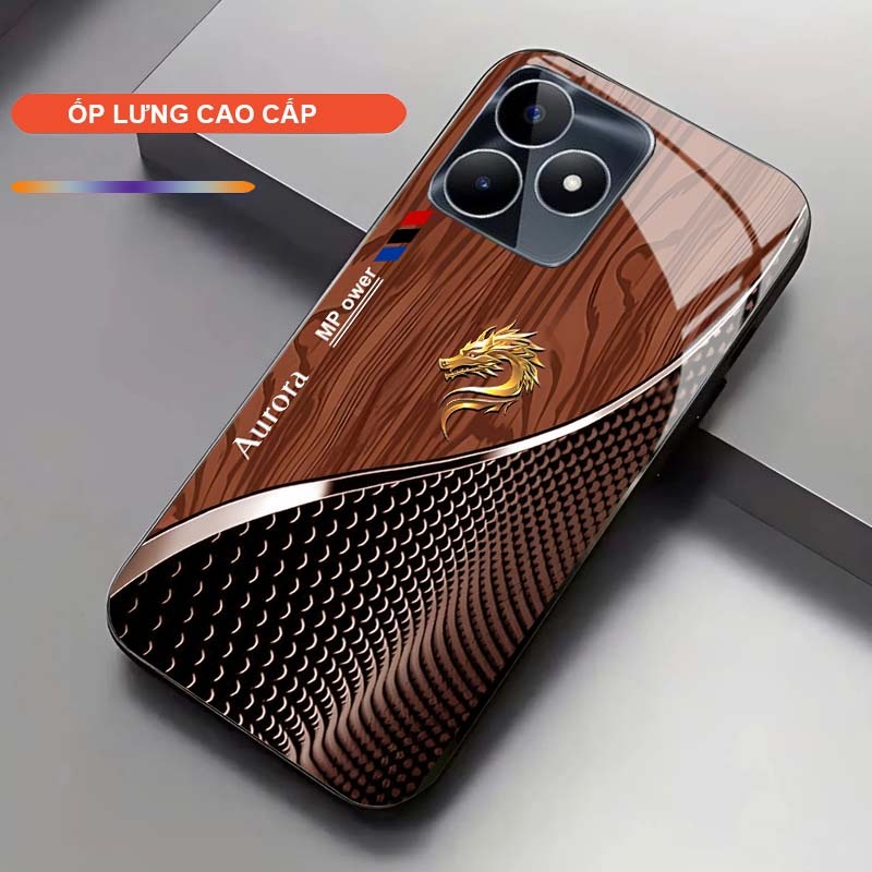 Ốp Lưng cho REALME C53 Cao Cấp – Thiết Kế Rồng Vàng May Mắn, Sang Trọng, Chống Trầy, Bền Đẹp