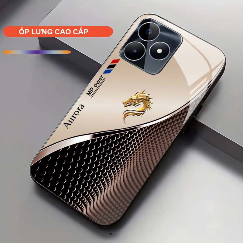 Ốp Lưng cho REALME C53 Cao Cấp – Thiết Kế Rồng Vàng May Mắn, Sang Trọng, Chống Trầy, Bền Đẹp